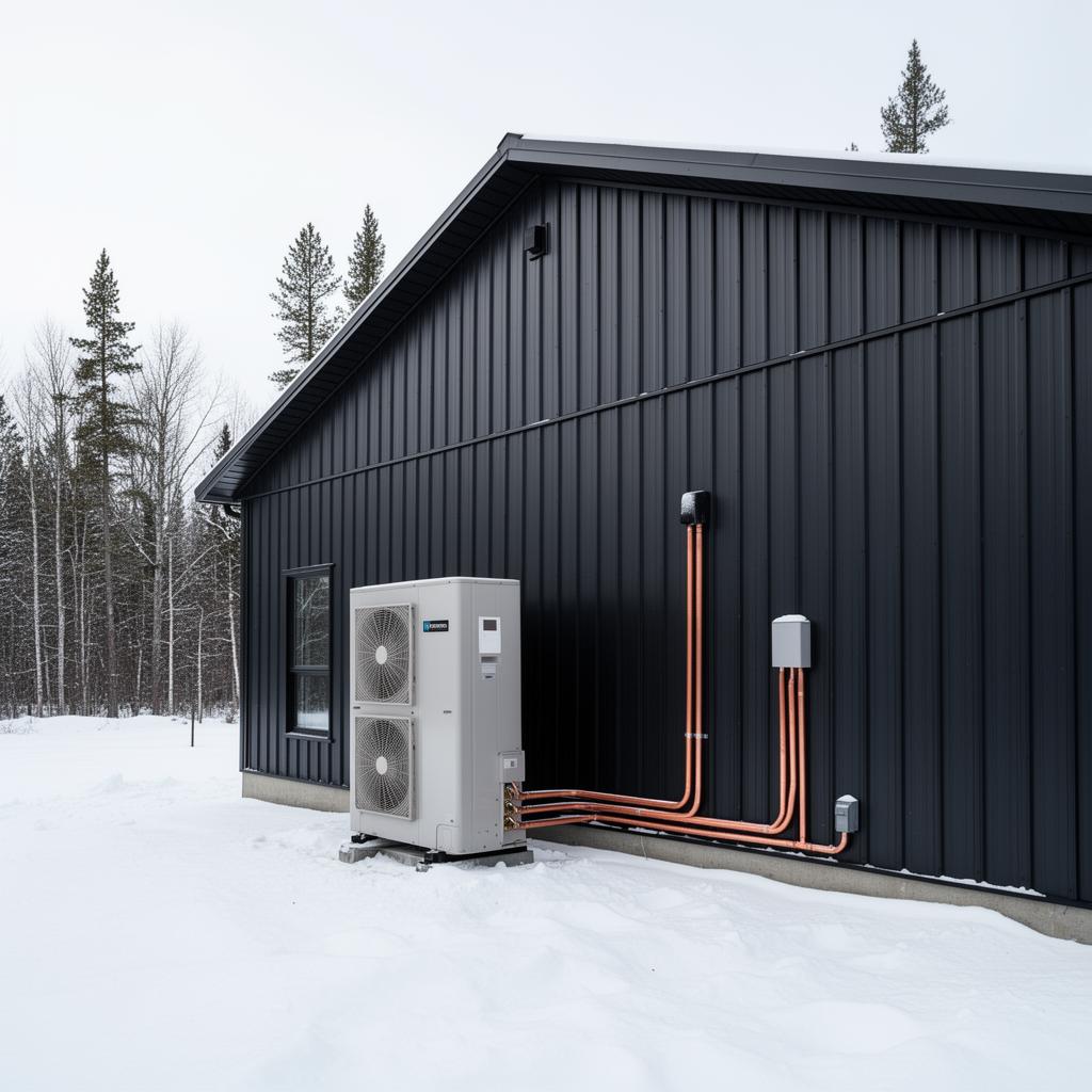 Best Heating System for a Barndominium in Canada (Heat Pump vs Furnace Guide)